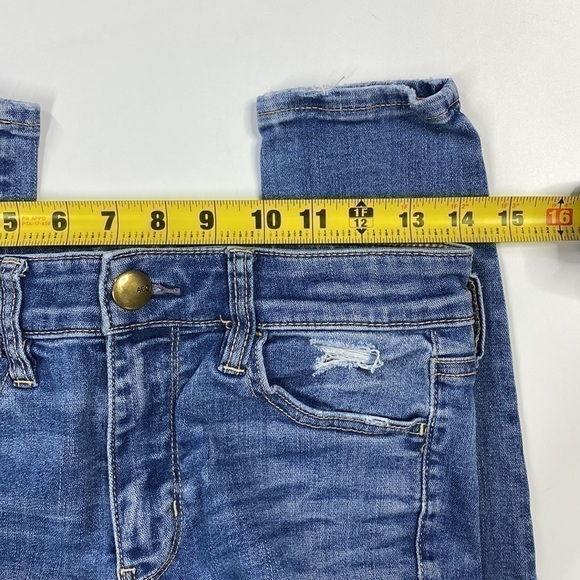 American Eagle Super Stretch X Hi-Rise Jegging Distressed Size 4 - Picture 9 of 14